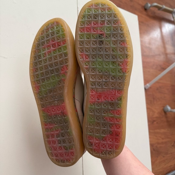 PUMA Suede Classic Sneakers Oatmeal Tan Cream Confetti Gum Sole Tennis Academia - Picture 7 of 7